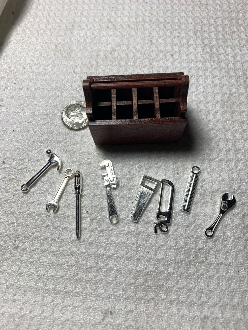 Perfect Man gift Mini tool box with tools.